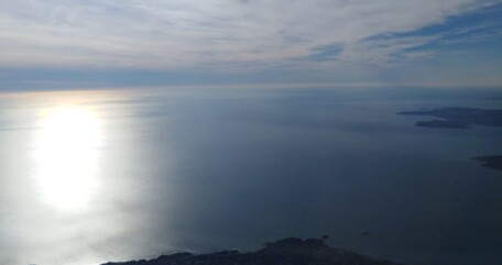 Lever de soleil sur la mer Morte